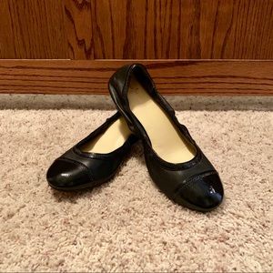 Cole Haan Nike Air black wedge size 10.5 (EUC)